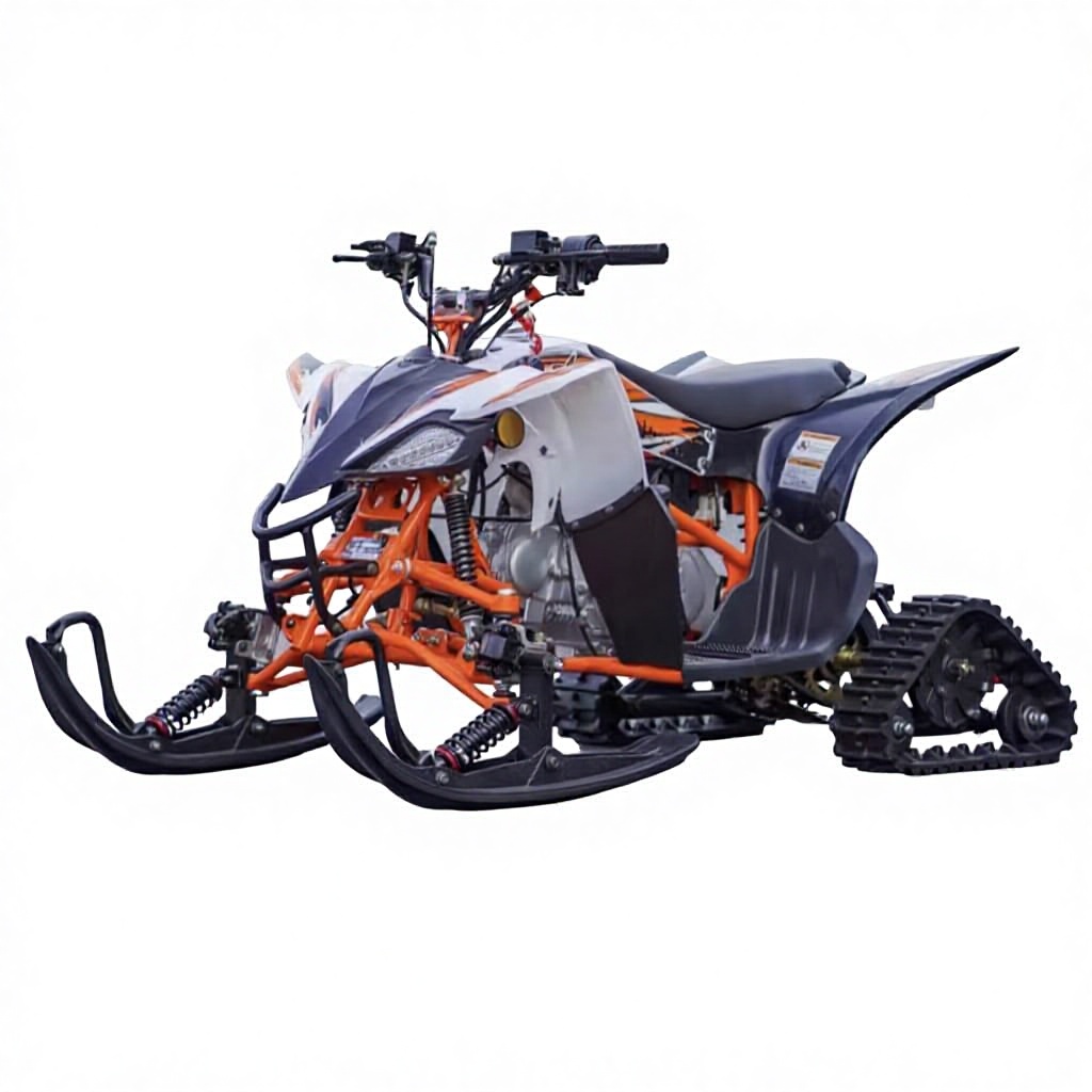 Outdoor Adventure Recreation - Gas Snowmobile 125cc, 4 Stroke Engine