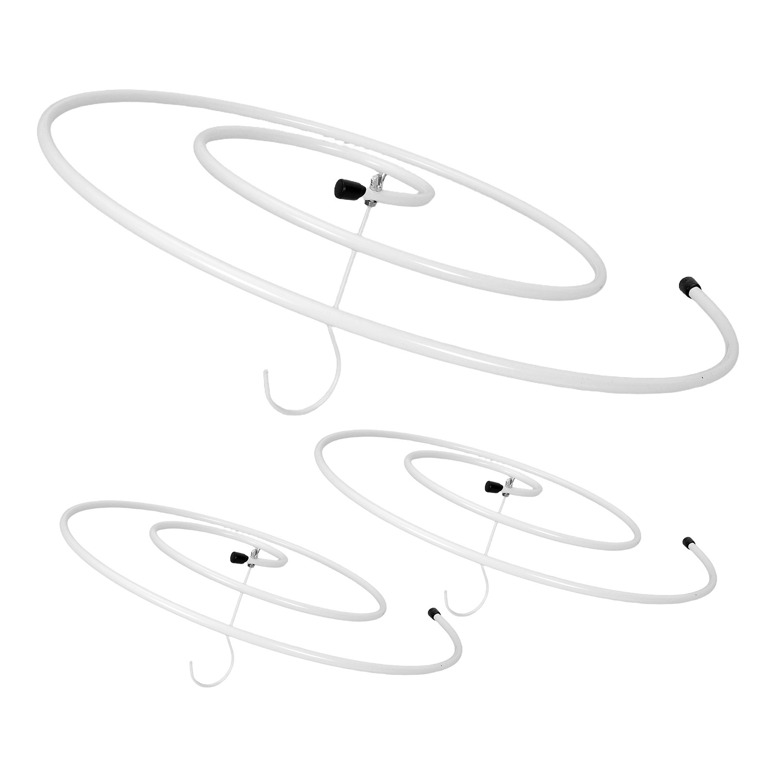 Space Blanket Heavy - 3Pcs Spiral Laundry Hanger Metal Drying
