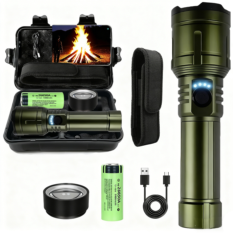 Outdoor Adventure Camp - Ultra Powerful Flashlight Concentrating Ignition Flashlight