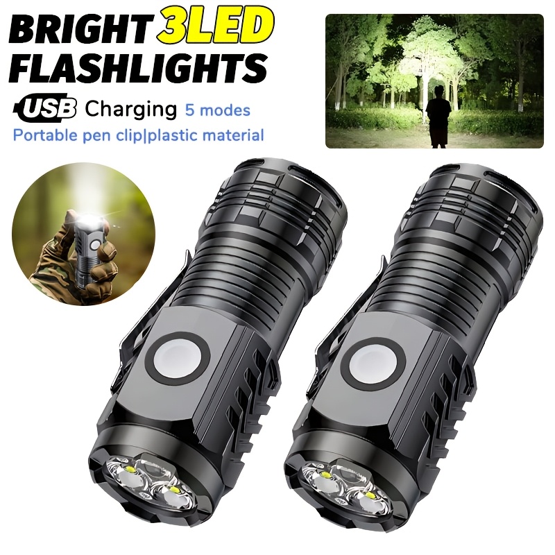 Outdoor Adventure Camp - Portable Mini LED Handheld Flashlight Powerful