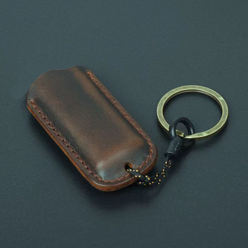 Outdoor Adventure Gifts - Classic Durable Leather Explosion-Proof Gas Lighter