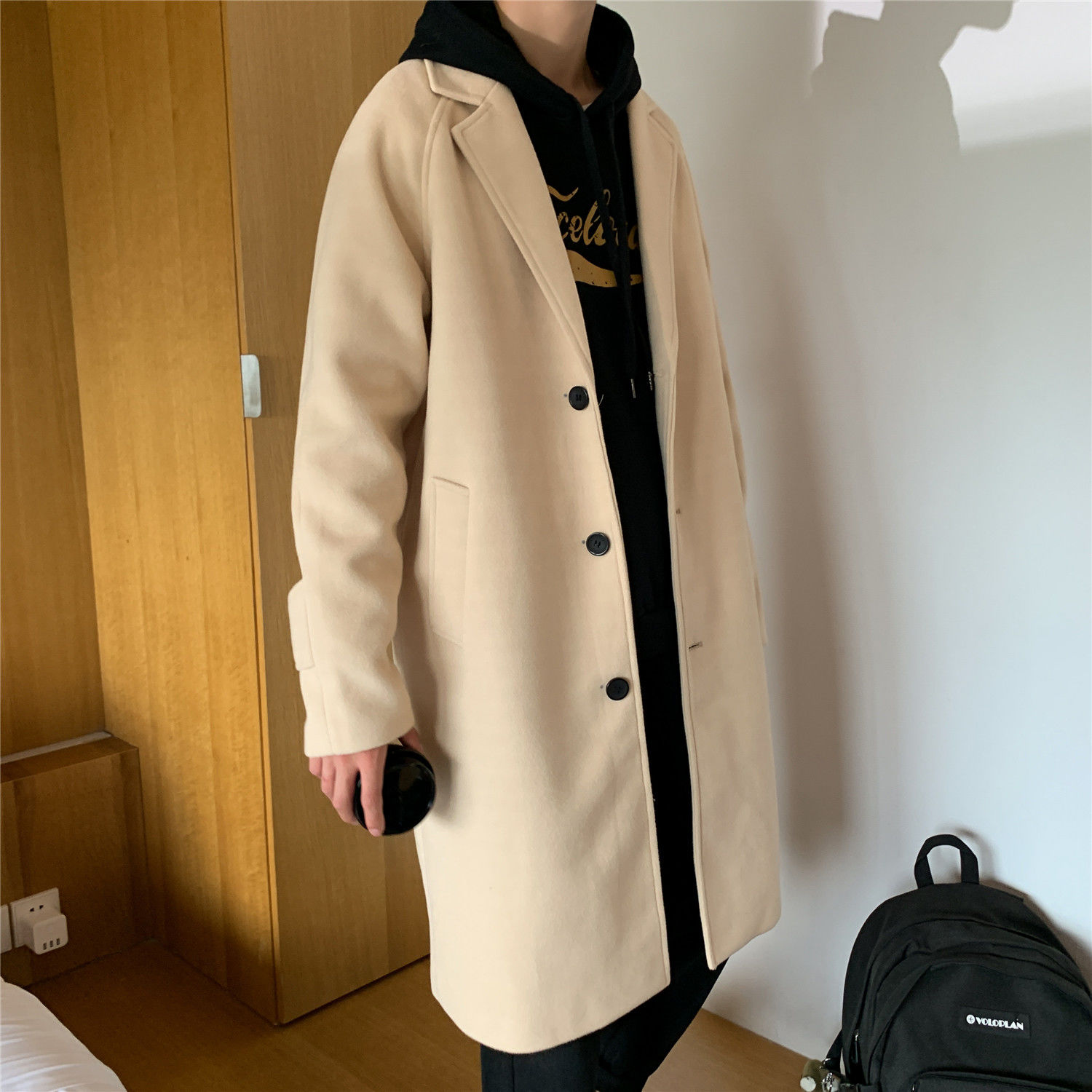 Wool Blend Coat Grey Mans Clim - огляд і ціна Outdoor Adventure Recreation