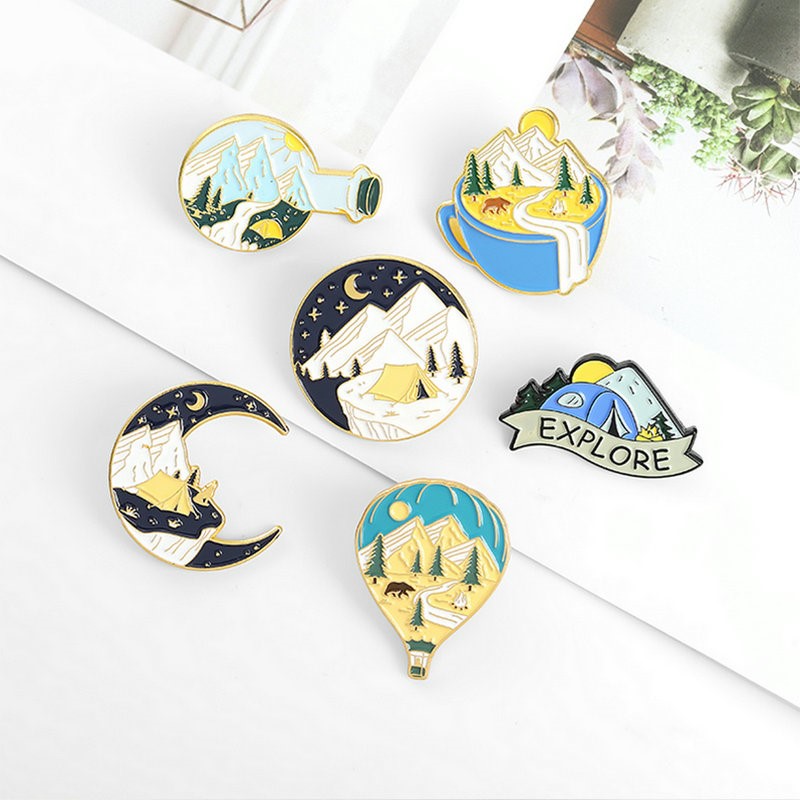 Camping Adventure Enamel Pins  - огляд і ціна Outdoor Adventure Gifts