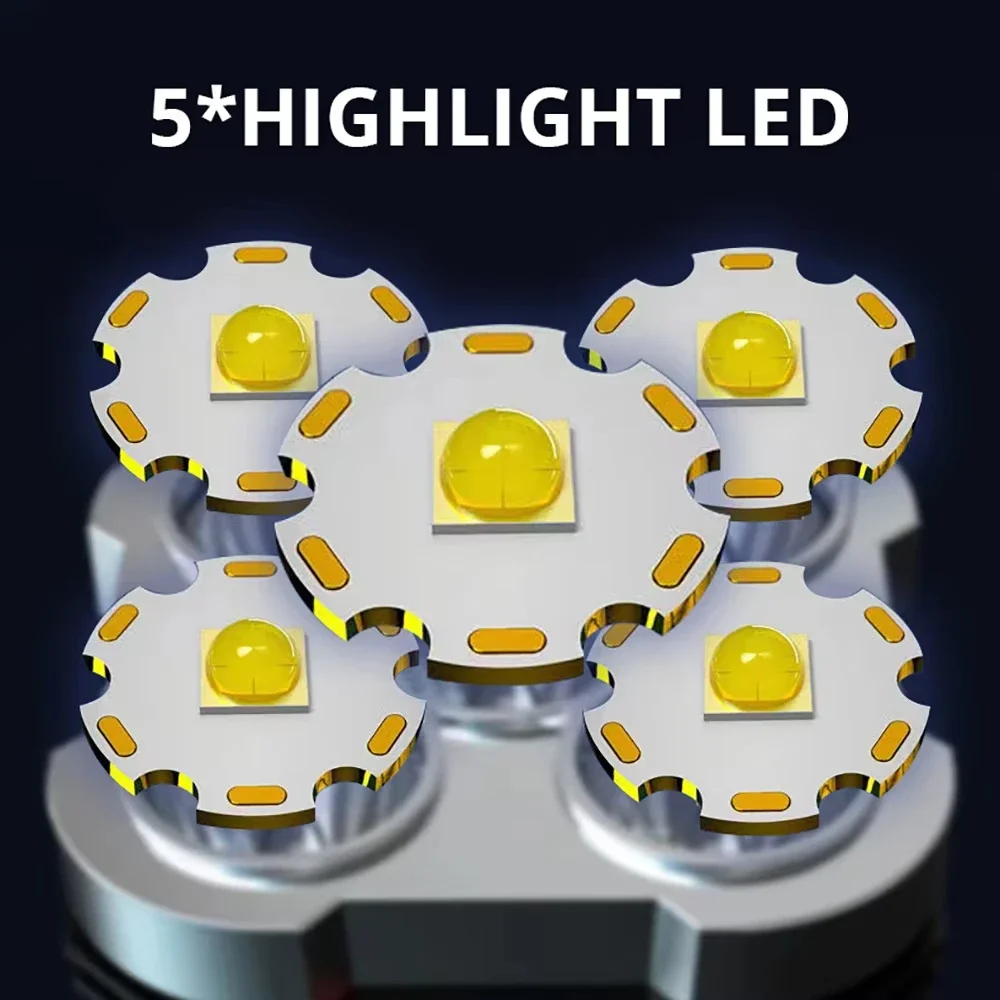 5 LED High Power Led Flashligh - огляд і ціна Outdoor Adventure Camp
