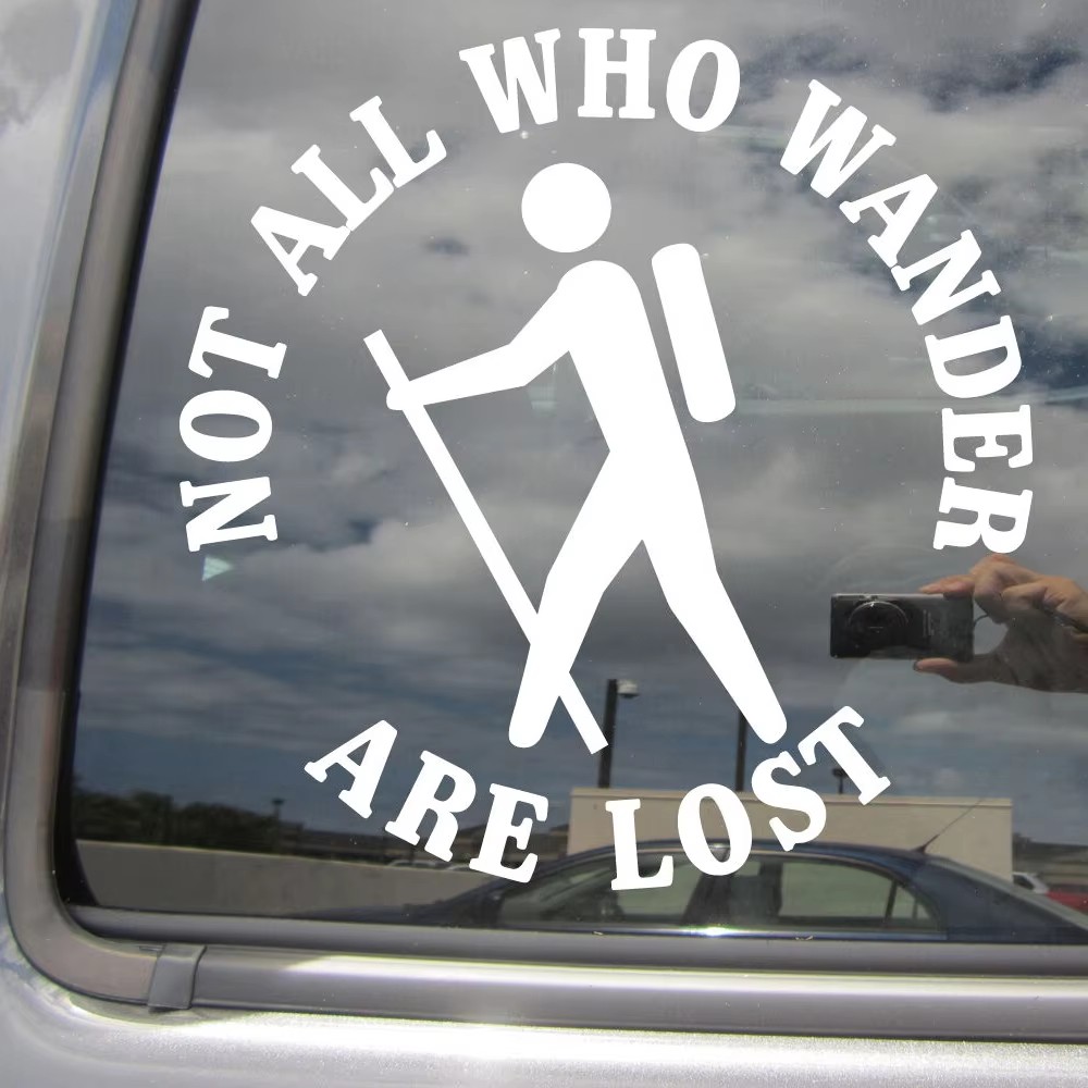 Hiking Enthusiasts Vinyl Stick - огляд і ціна Outdoor Adventure Words