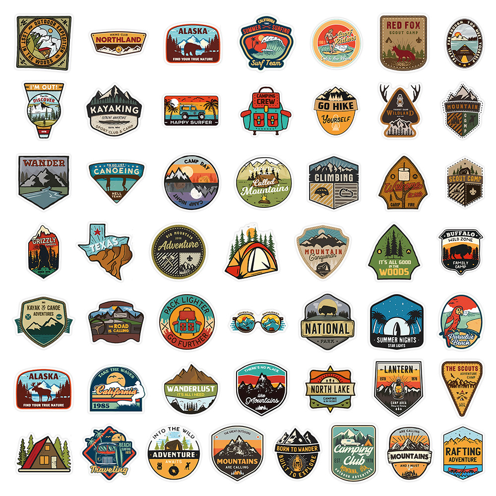 50 Sheets Vintage Outdoor Adve - огляд і ціна Outdoor Adventure Stores