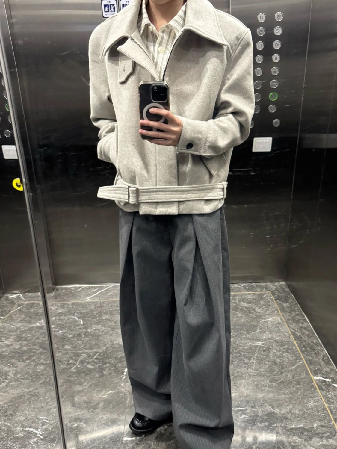 Wool Blend Jacket Man For Work - огляд і ціна Outdoor Adventure Recreation