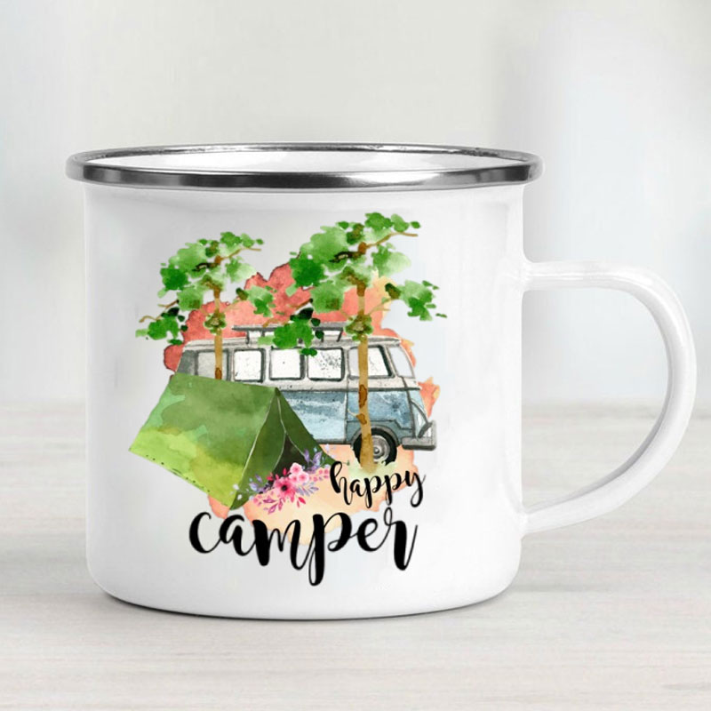 Camping Car Enamel Mug Adventu - огляд і ціна Outdoor Adventure Gifts