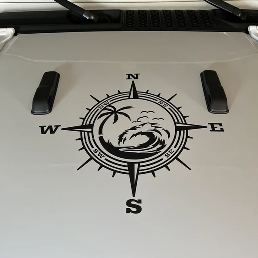 Nautical Compass Palm Tree Wav - огляд і ціна Outdoor Adventure Words